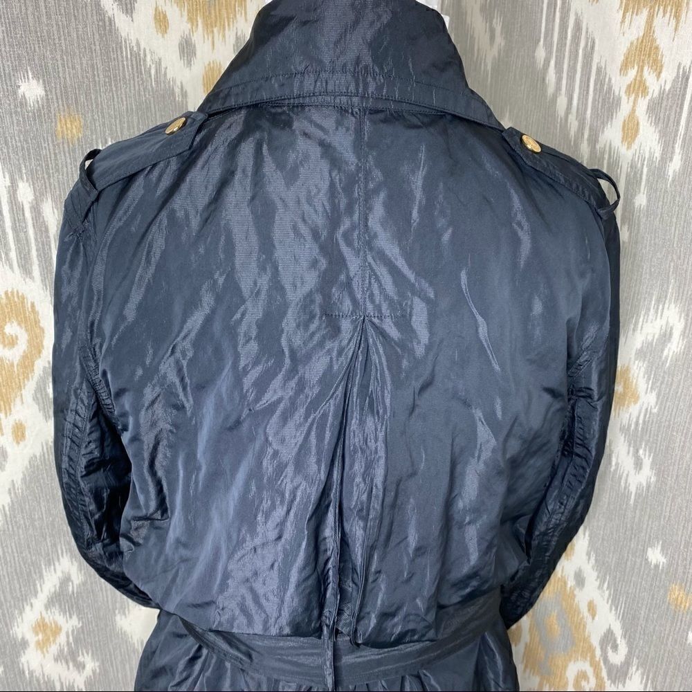 Ralph Lauren Black Luster Ruffled Nylon Windbreaker Jacket - Picture 10 of 16